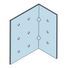 CEMCO 12 Gauge x 2" x 2" x 3-1/4" Utility Clip - Box of 100