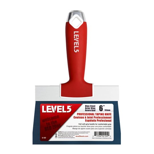 Grabber Construction Products 6" Level 5 Soft Handle BS Taping Knife