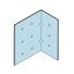 Marino Ware 12 Gauge x 1-1/2" x 3" x 5-1/4" Utility Angle Clip