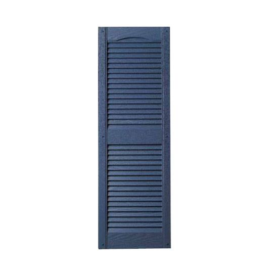 Girardin Moulding 14" x 47" Cathedral Top Louver Shutters Black