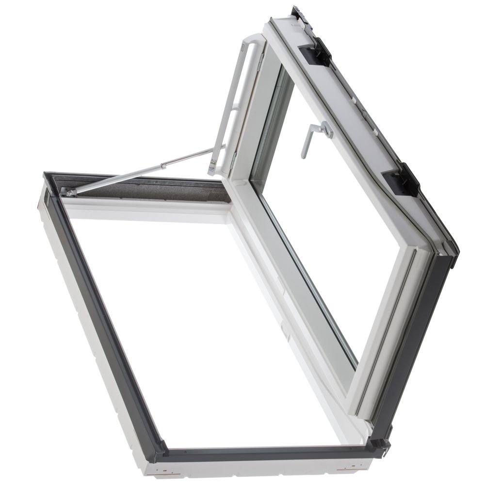 Velux 26-1/2" x 46-7/8" Top-Hinge Roof Access Window with Laminated Glass