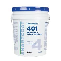 CertainTeed Roofing SMARTCOAT&trade; 401 High Solids Acrylic Coating - 5...