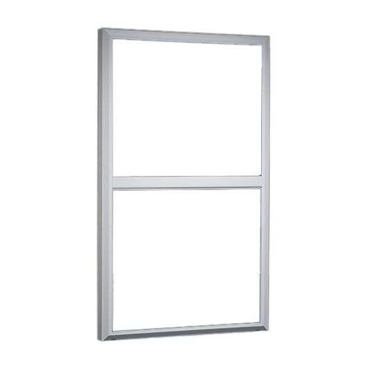 MI Windows and Doors Size 3030 (35-3/4" W x 35-1/2" H) V2000 Series Model 3500 Vinyl Single-Hung Window Low-E Glass White