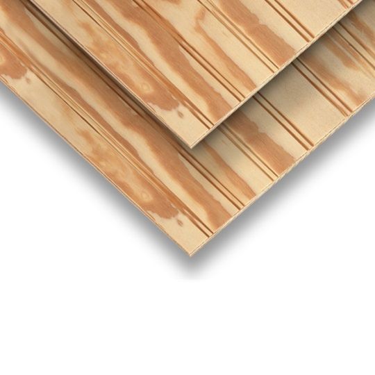 LP Building Solutions 1/4" 4' x 8' 2" On-Center Beaded Pine Plywood