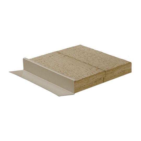 LP SmartSide ExpertFinish 1" 7-1/4" x 6-3/4" Cedar Texture Mini-Split Engineered Wood Siding Desert Stone