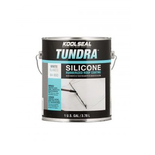 Kool Seal Tundra&trade; Silicone Rubberized White Roof Coating - 1 Gallon Bucket White