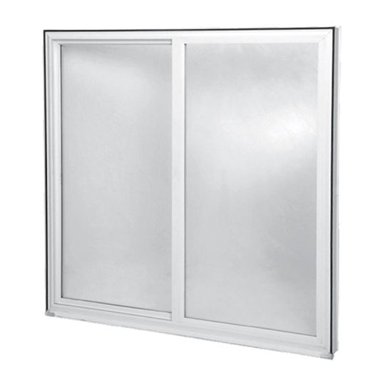 Monarch Materials Group 4040 Vinyl Pro 4&trade; Single Slider Insert Picture Window - Insulated Glazing (Clear) White