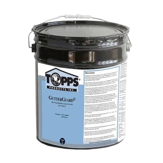 Topps Products GutterGuard&reg; Liquid Rubber Liner/Sealer 5 Gallon Pail Black