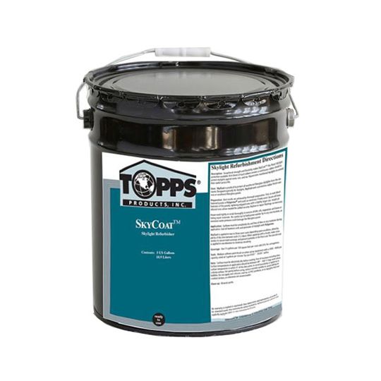 Topps Products SkyCoat&trade; Skylight Sealant 5 Gallon Pail Clear