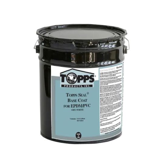 Topps Products Topps Seal&reg; EPDM/PVC/TPO Base Coat 5 Gallon Pail Off-White