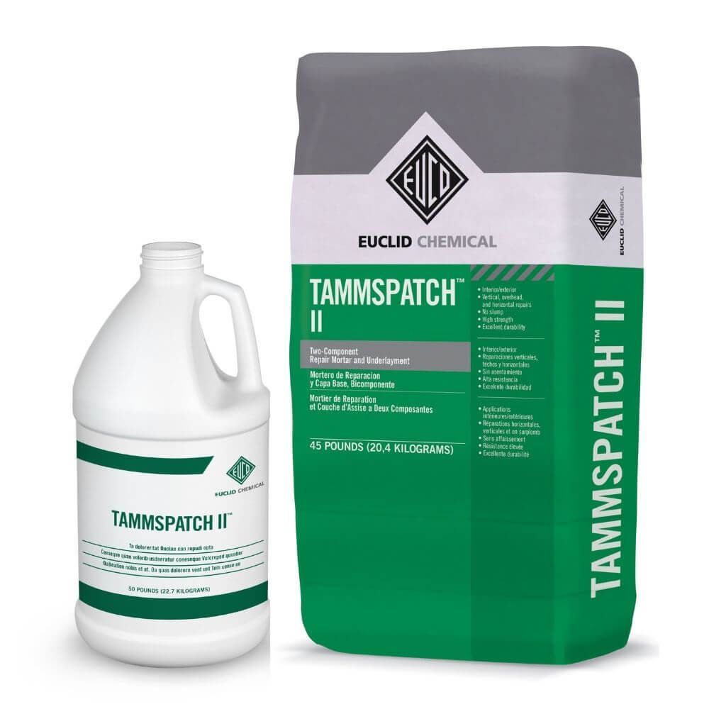 Euclid Chemical TAMMSPATCH II Two-Component Repair Mortar & Underlayment - Kit